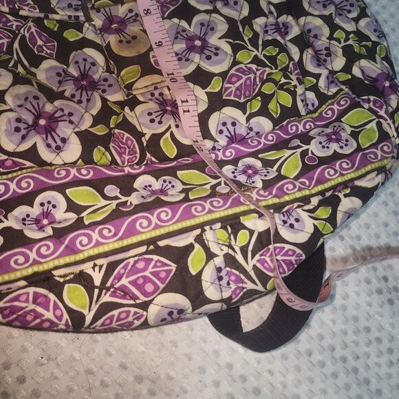VERA BRADLEY GUC PLUM PETALS QUILTED BACKPACK BAG main image 8